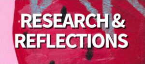 research & reflections button